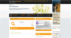 Desktop Screenshot of myjobsinbotswana.com